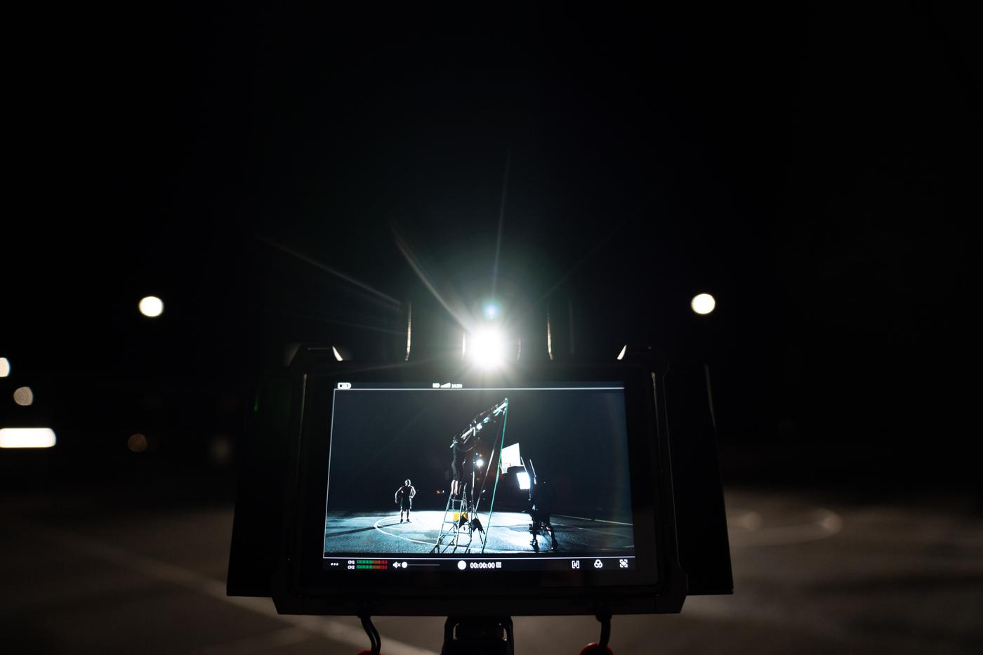 Night Shoot behind the scenes